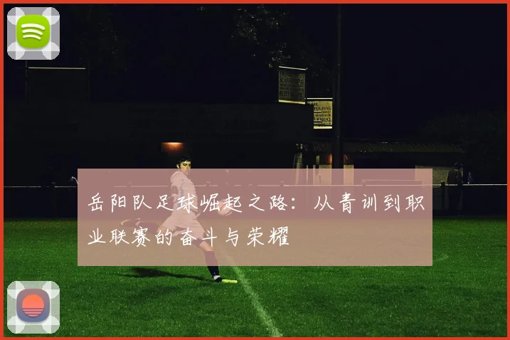 岳阳队足球崛起之路：从青训到职业联赛的奋斗与荣耀